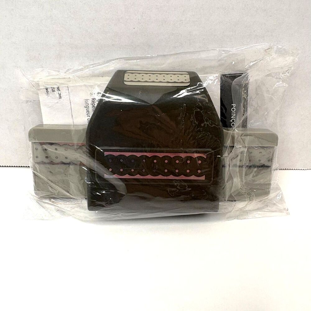 Stampin Up Dotted Scallop Ribbon Border Punch 119275 Retired New In Pack
